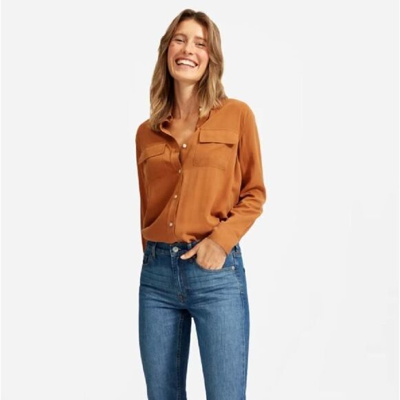 Everlane Skinny Jeans Medium Wash Blue Denim Size 29 Stretch High Rise - Picture 11 of 11